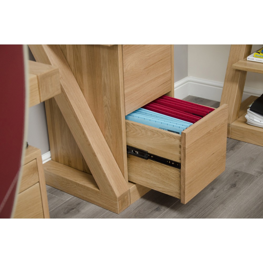 Z Oak Designer File Cabinet Z Oak Designer File Cabinet
