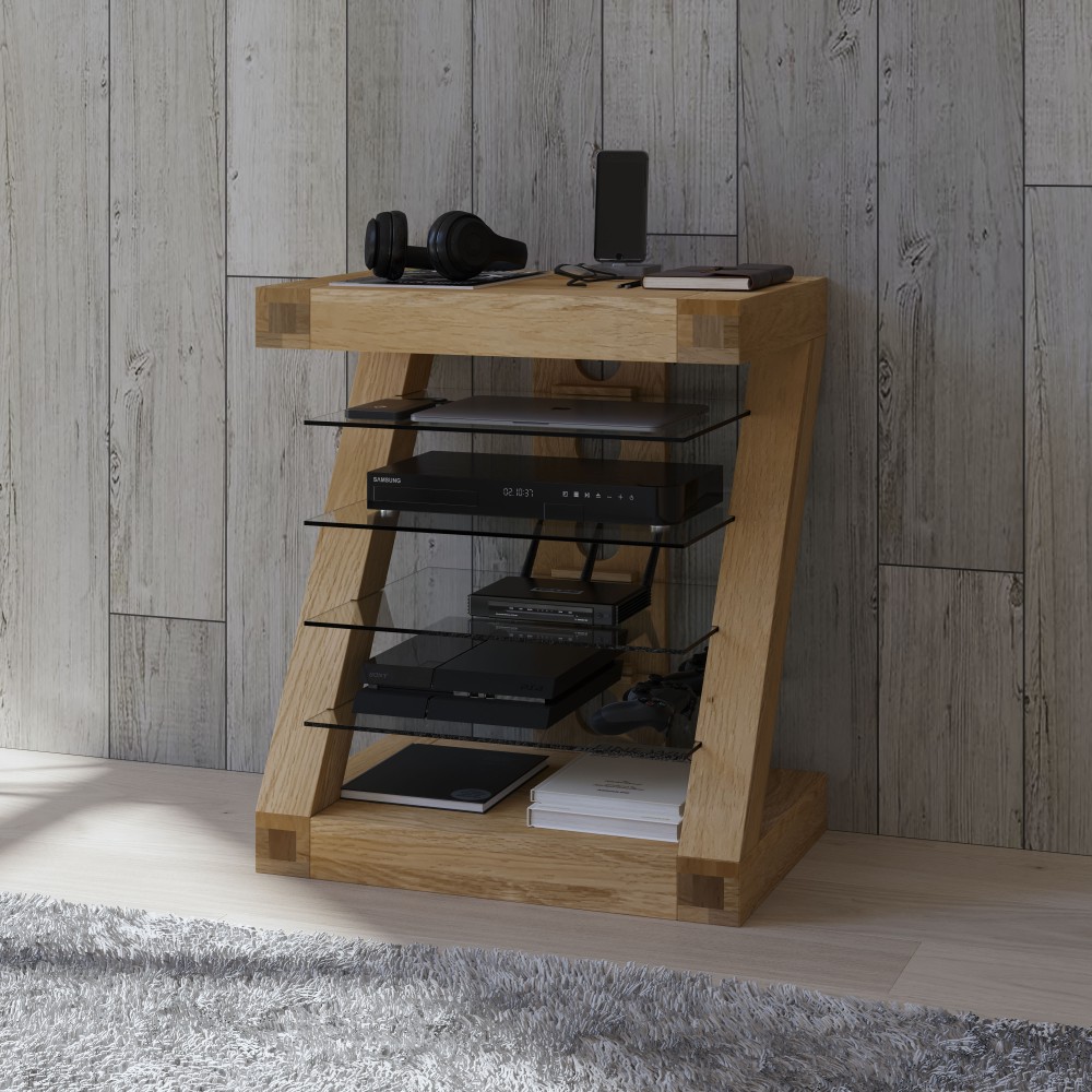 Z Oak Designer HIFI Unit