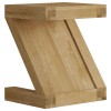 Z Oak Designer Lamp Table