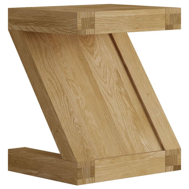 Z Oak Designer Lamp Table