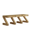 Z Oak Designer Large Bench