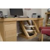 Z Oak Designer Large Computer Desk