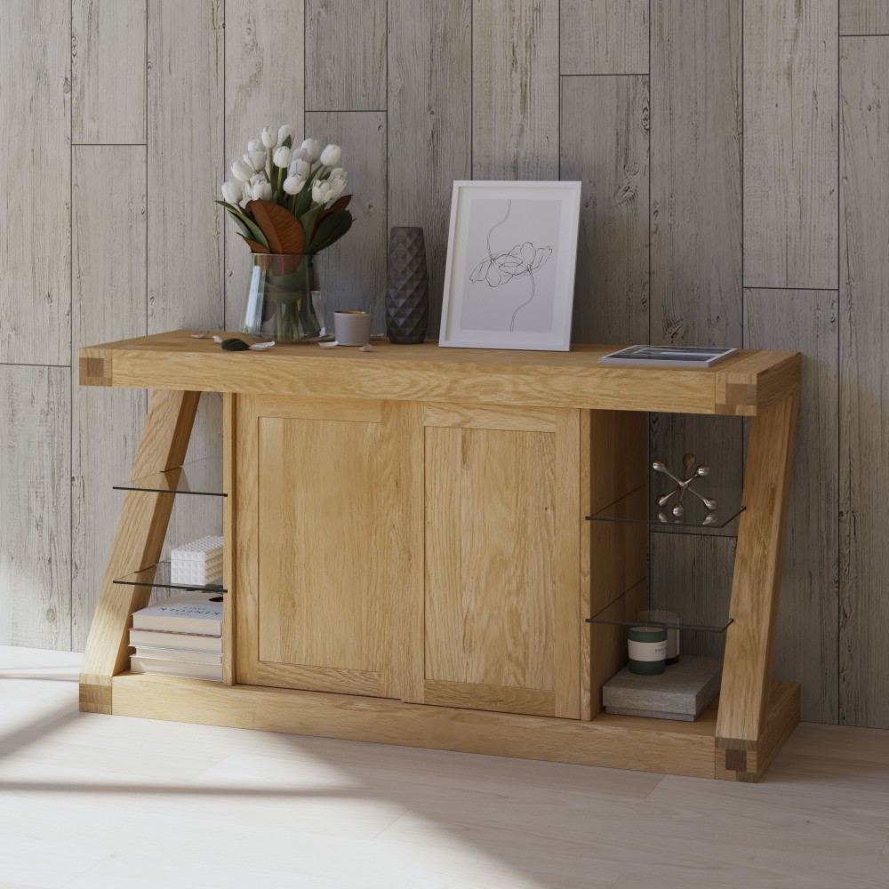 Z Oak Designer Large Sideboard