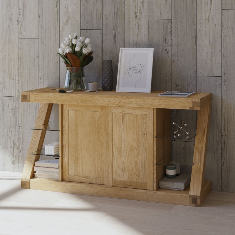 Z Oak Designer Large Sideboard