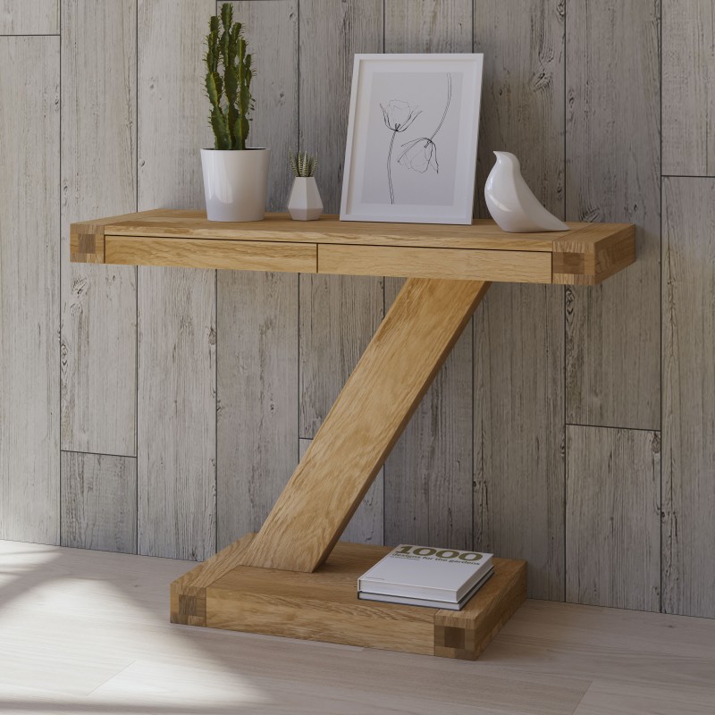 Z Oak Designer Modern Console Unit