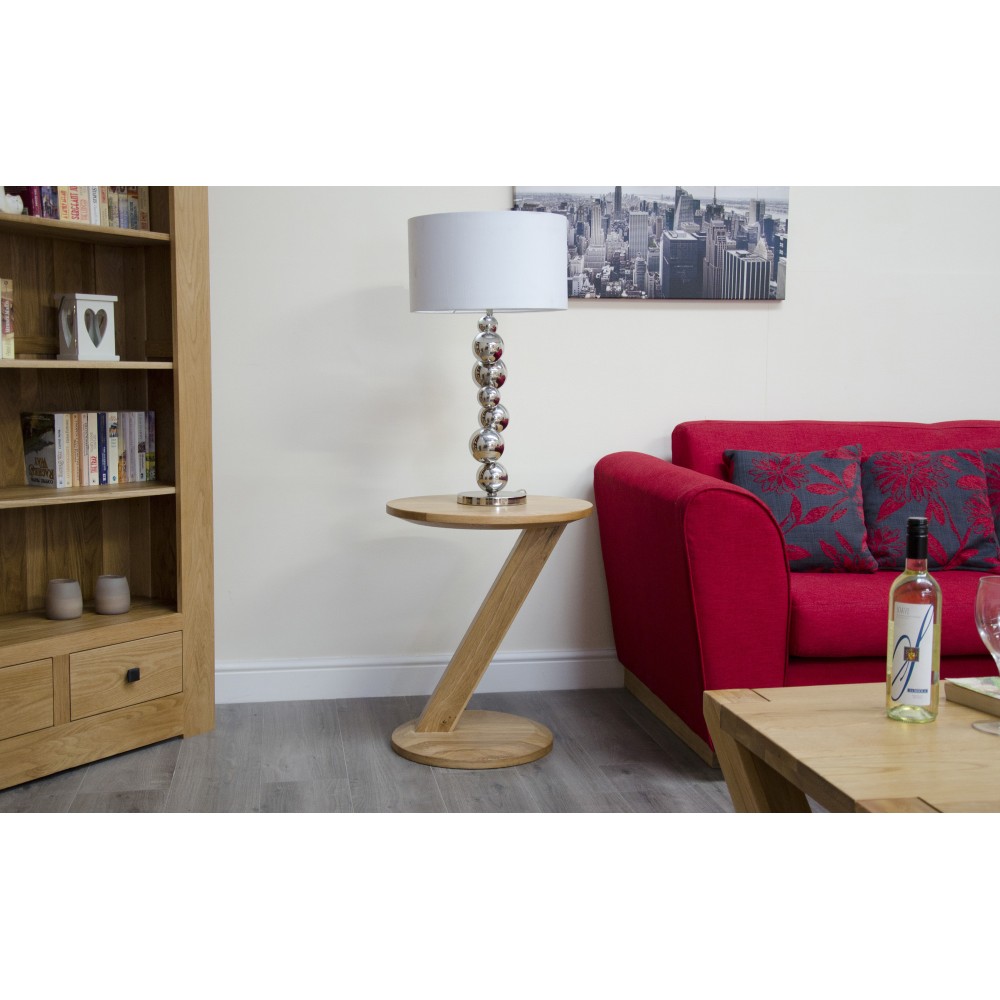 Z Oak Designer Modern Lamp Table Z Oak Designer Modern Lamp Table