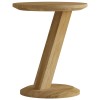 Z Oak Designer Modern Lamp Table