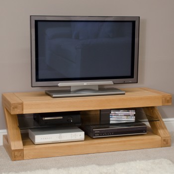 Z Oak Designer Plasma TV Unit