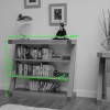 Z Oak Designer Small Bookcase
