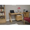 Z Oak Designer Small Computer Desk