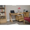 Z Oak Designer Small Computer Desk