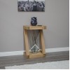 Z Oak Designer Small Console Table