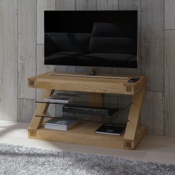 Z Oak Designer TV Unit