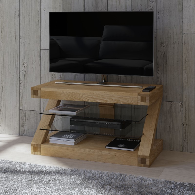 Z Oak Designer TV Unit