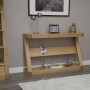 Z Oak Designer Wide Shelf Hall Console Table
