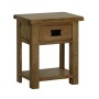 Devonshire Rustic Oak 1 Drawer Lamp Table