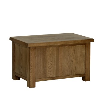 Devonshire Rustic Oak Small Blanket Box