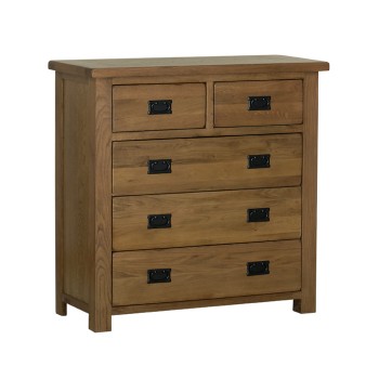 Devonshire Rustic Oak 2 over 3 chest 