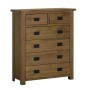 Devonshire Rustic Oak 2 over 4 chest 