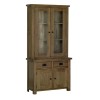 Devonshire Rustic Oak Standard Glazed Dresser