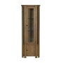 Devonshire Rustic Oak Corner Display Cabinet