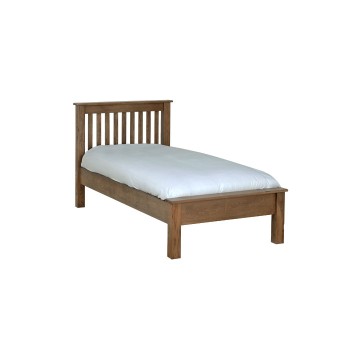 Devonshire Rustic Oak Single LFE Bed