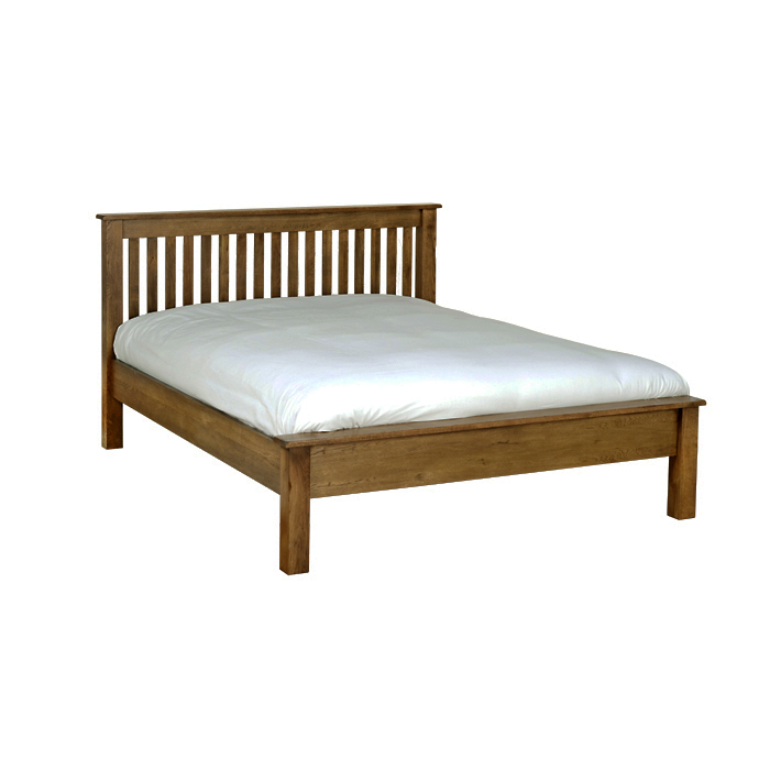 Devonshire Rustic Oak Kingsize LFE Bed