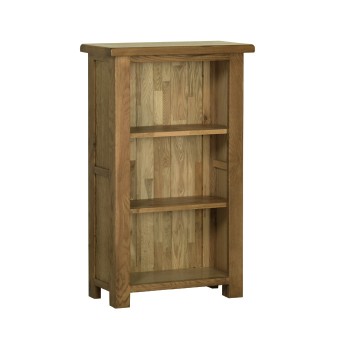 Devonshire Rustic Oak Small Narrow Bookcase