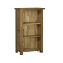 Devonshire Rustic Oak Small Narrow Bookcase