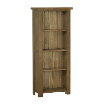 Devonshire Rustic Oak Medium Narrow Bookcase