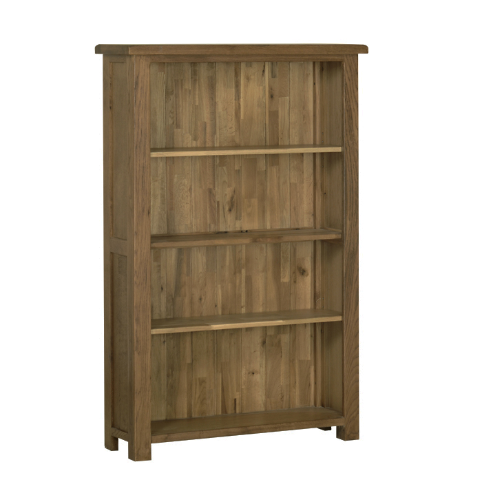 Devonshire Rustic Oak Medium Bookcase
