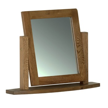 Devonshire Rustic Oak Dressing Table Mirror