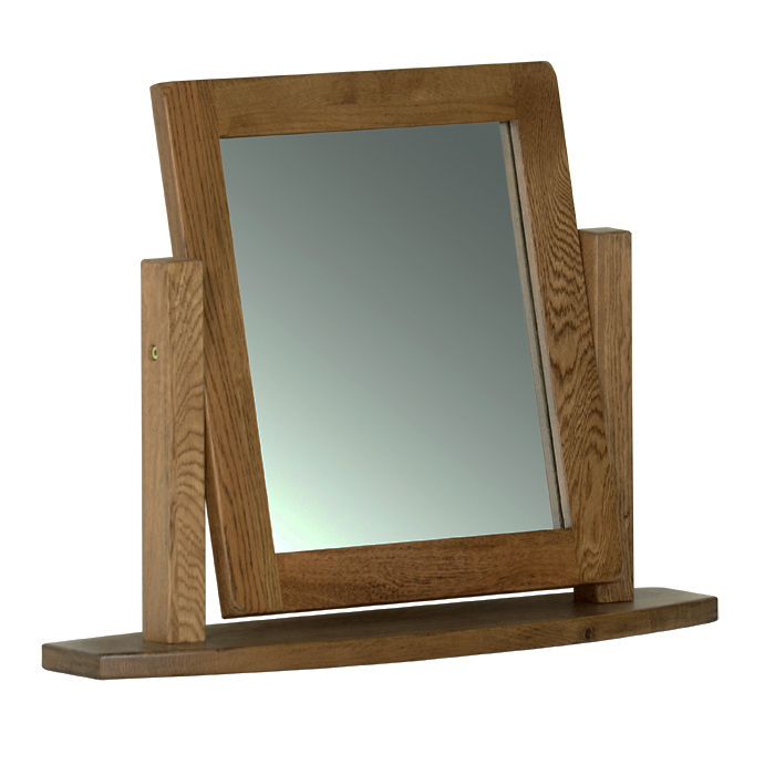 Devonshire Rustic Oak Dressing Table Mirror