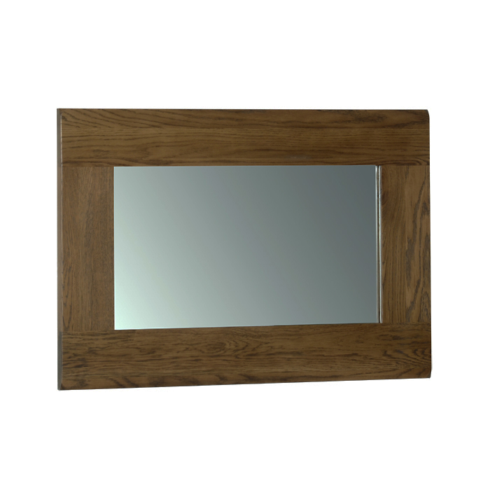 Devonshire Rustic Oak 90 x 60 Wall Mirror