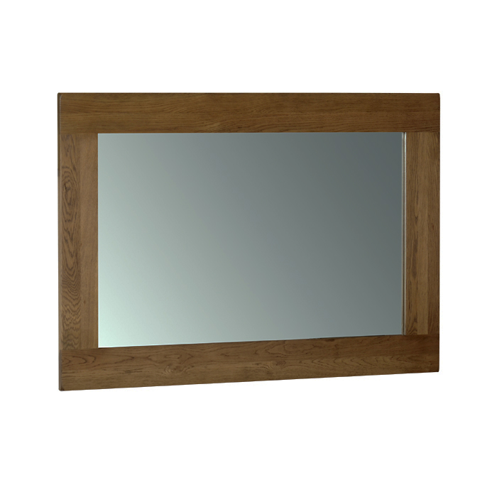Devonshire Rustic Oak 130 x 90 Wall Mirror