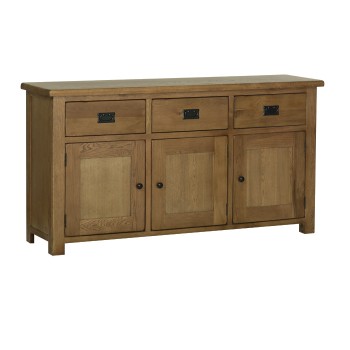 Devonshire Rustic Oak Large Sideboard