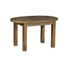 Devonshire Rustic Oak Small Oval Extending Table 