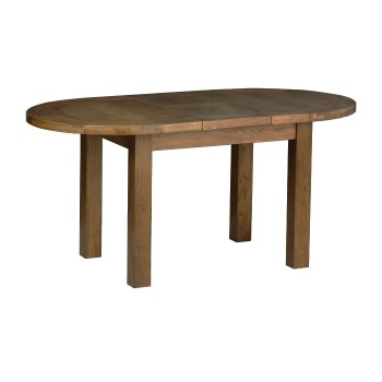 Devonshire Rustic Oak Small Oval Extending Table 