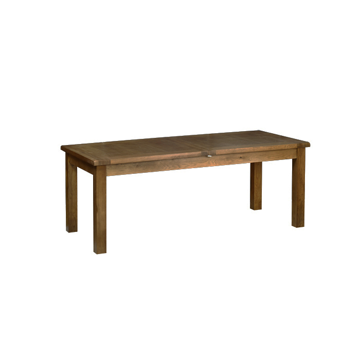 Devonshire Rustic Oak Large 2 Leaf Extending Table