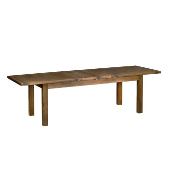Devonshire Rustic Oak Large 2 Leaf Extending Table