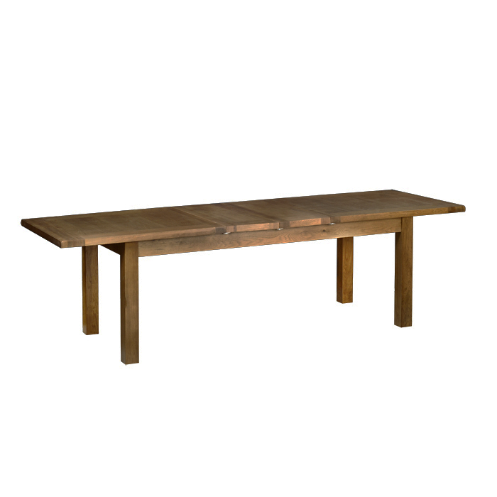 Devonshire Rustic Oak Large 2 Leaf Extending Table