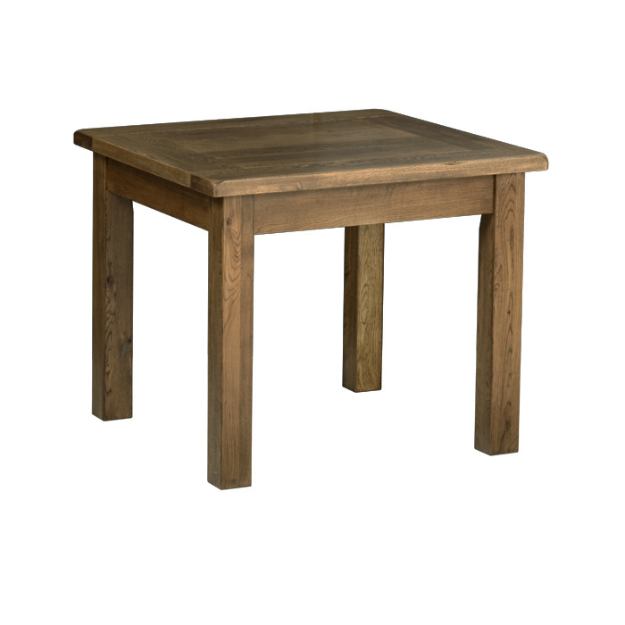 Devonshire Rustic Oak Small Fixed Top Table