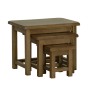 Devonshire Rustic Oak Small Nest of Tables