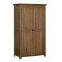 Devonshire Rustic Oak Double Wardrobe