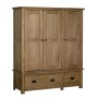 Devonshire Rustic Oak Triple Wardrobe