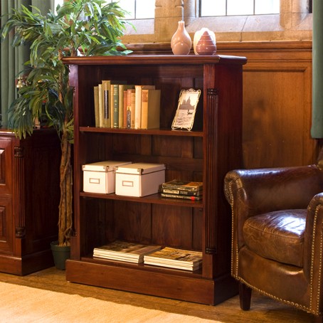 La Roque Mahogany Low Open Bookcase