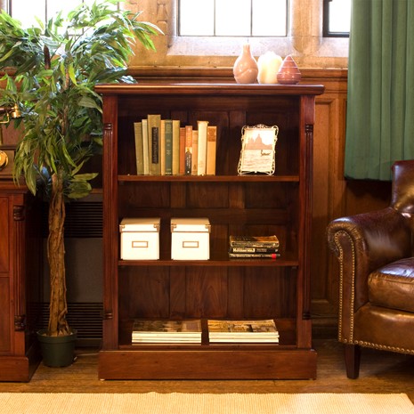 La Roque Mahogany Low Open Bookcase