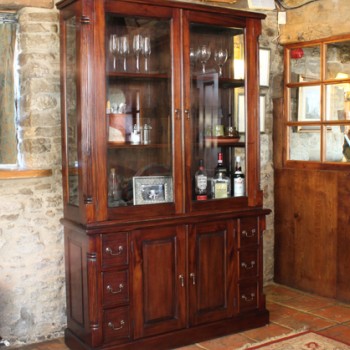 La Roque Mahogany Dresser - Top Hutch