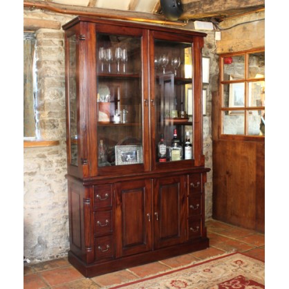 La Roque Mahogany Dresser - Top Hutch