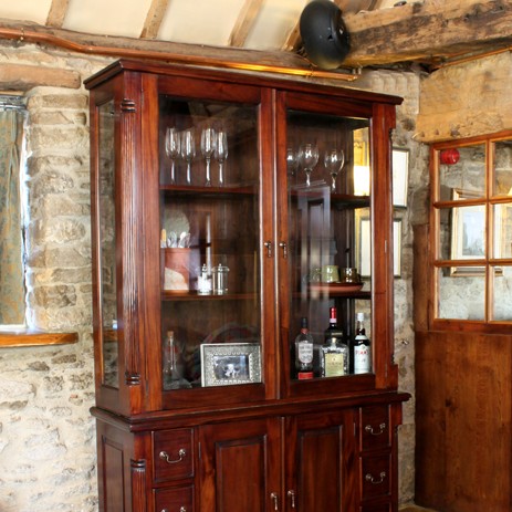 La Roque Mahogany Dresser - Top Hutch